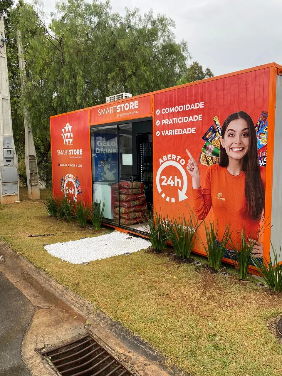 Loja SmartStore em container