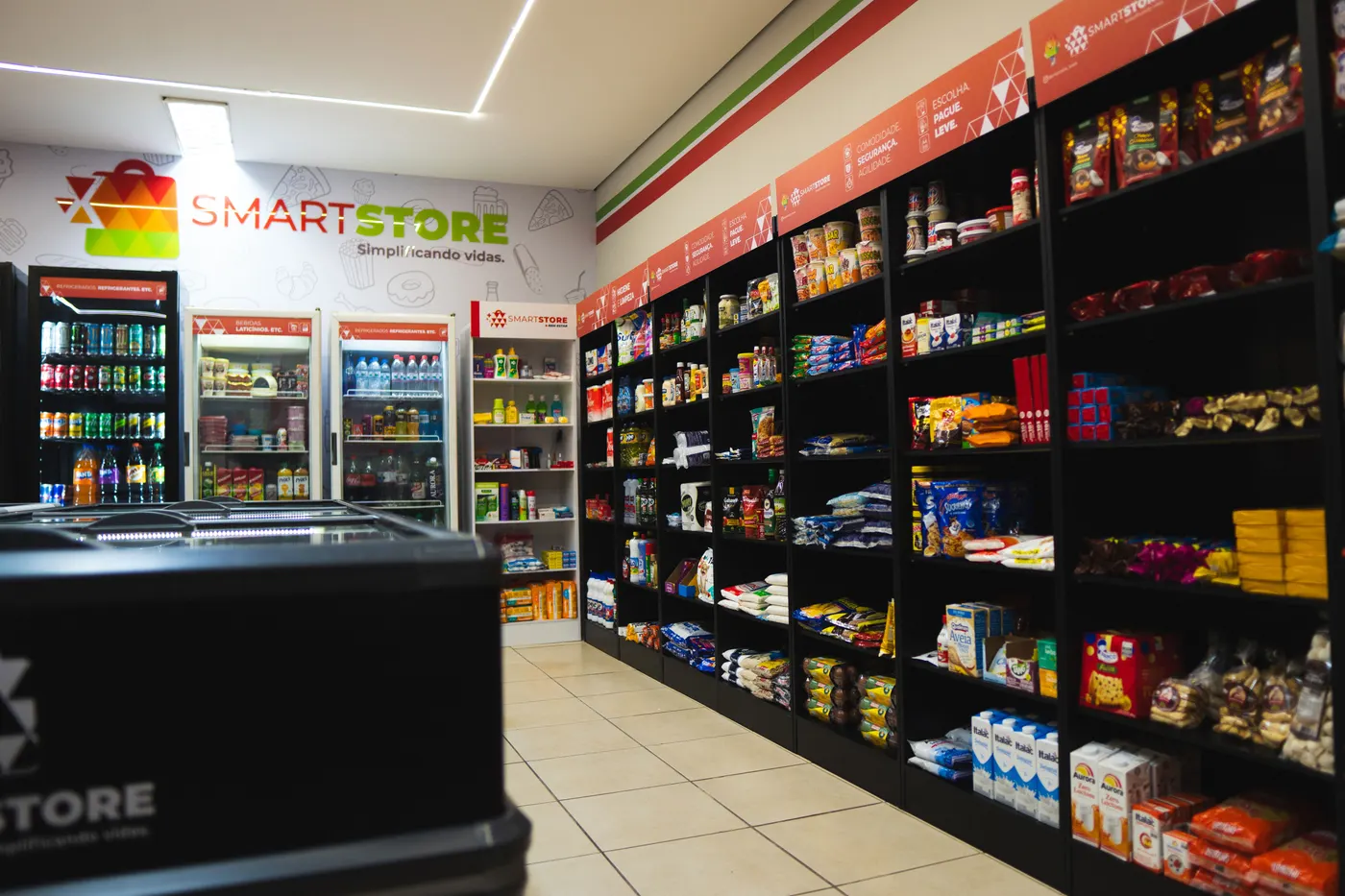 Corredor de loja SmartStore