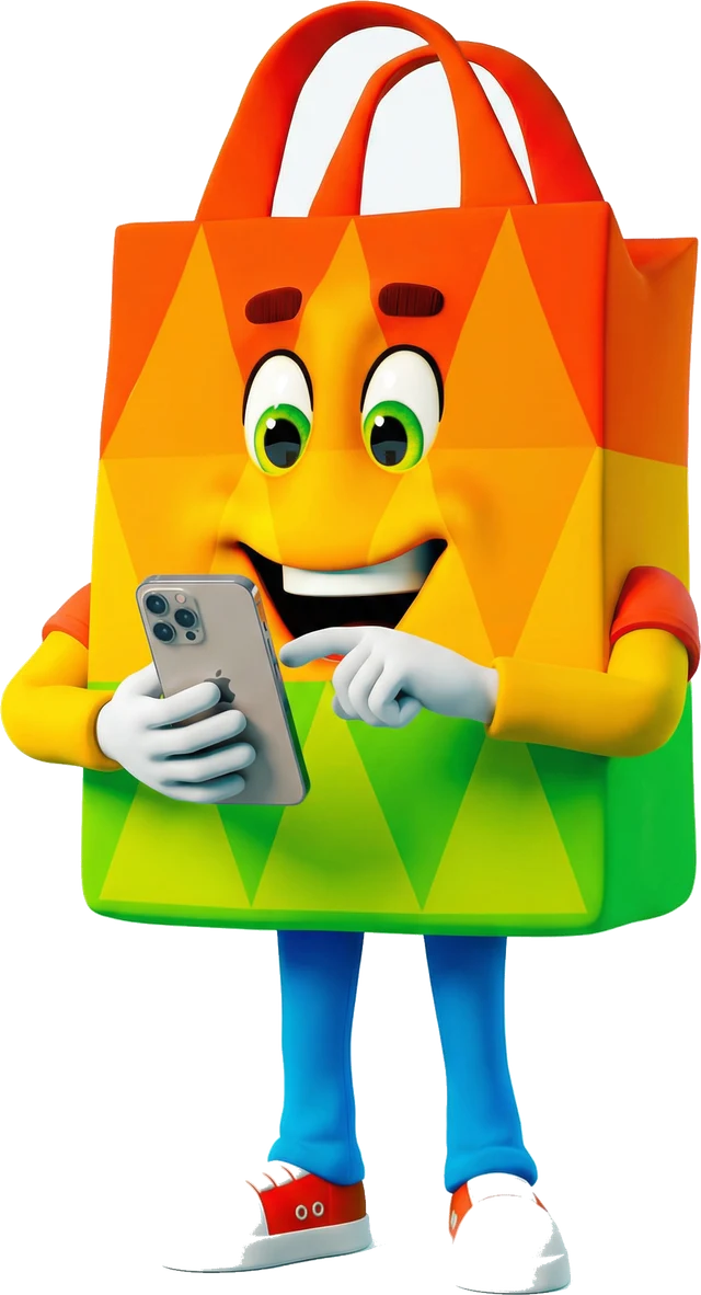 Smartinho usando o app SmartStore